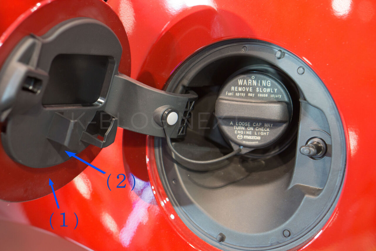 MAZDA3, CX-30の燃料給油口キャップの変形は「排水性の問題」 | K-BLOG
